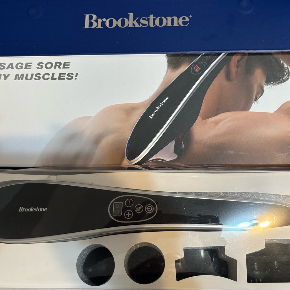 Brookstone Black Percussion Massager